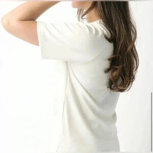 Cozy Earth Women's Ultra-Soft Bamboo Raglan Tee. Size L